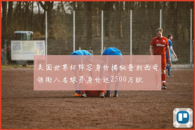美国世界杯阵容身价揭秘普利西奇领衔八名球员身价达2500万欧